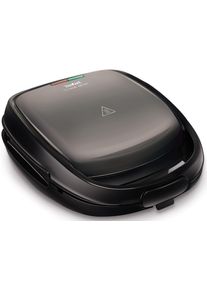 Tefal 2-in-1-sandwichmaker SW341B 2 uitneembare, antiaanbak gecoate bakplatensets inclusief tosti apparaten grijs