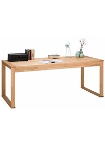 VOGL M&ouml;belfabrik Bureau Toronto, bureau, van massief hout of echt houtfineer bureaus beige