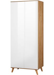 Andas Kledingkast Lund slaapkamerkast bestseller in Scandinavisch design Kledingkast met premium binneninrichting, breedte 80 cm hoogglans