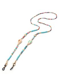 Firetti Brilketting Schelpen, maritiem, multicolour met natuurstenen, met acrylparels, glasparels dames kettingen multicolor