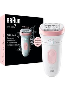 Braun Epilator Silk-épil 7 7-000 Massage-rolopzetstuk, nat & droog epileerapparaten roze