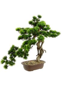 I.GE.A. Kunstplant Bonsai boom in schaal Exotische bomen, Zen-tuin (1 stuk) kunstplanten groen