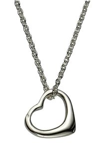 Firetti Ketting met hanger Sieraad cadeau zilver 925 halssieraad halsketting ankerketting hart dames kettingen zilver(kleur)