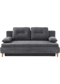 Jockenhöfer Jockenhöfer Gruppe Slaapbank Maja, slaapbank Omkeerbare pocketveringmatras, ligoppervlak 160x200 cm, bedlade beige, slaapbanken, Breedte ligoppervlak: