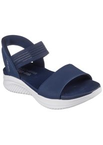 Skechers Sleehaksandaaltjes ULTRA FLEX 3.0 Sandaal, instapschoen, comfortabele schoen in vegan verwerking dames sandalen met sleehak maat 36 blauw