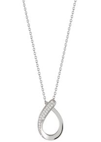 UNIKE JEWELLERY Ketting met hanger CLASSY OVAL, UK.CL.1204.0081 dames kettingen maat - zilver(kleur)