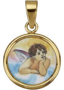 Firetti Engel hanger Sieraad cadeau goud 585 halssieraad hanger voor halsketting engel dames kettingen multicolor