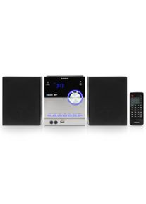 Lenco Micro-hifi-set MC-150 Micro-stereosysteem met DAB+, FM, CD, BT, USB stereosets zwart