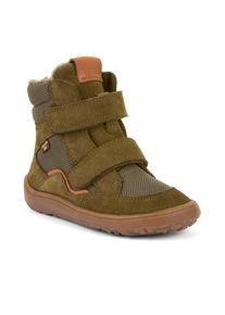 froddo Barefootschoenen BAREFOOT TEX WINTER Klittenbandschoen, winterlaarzen met TEX-membraan jongens laarzen maat 27 groen