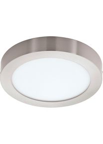Eglo Opbouwarmatuur FUEVA-C Smart Home plafondlamp 30 cm ø, dimbaar, wittinten en kleuren instelbaar plafondlampen zilver(kleur)