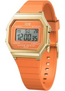 Ice Watch ice-watch Chronograaf ICE digit retro - Small Armbandhorloge, quartz, dameshorloge, siliconen armband, datum dames horloges oranje