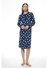 Mey Nachthemd SCRIBBLED DOTS Lengte in maat 38: ongeveer 110 cm dames nachthemden maat 40 blauw