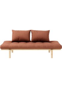 KARUP Slaapbank Pace van massief grenenhout, incl. futonmatras (set, 2-delig) bedden beige
