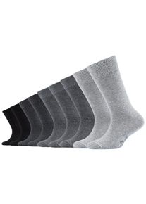 s.Oliver Sokken Essentials met zachte band (set, 9 paar) kinderen sokken maat 39-42 grijs