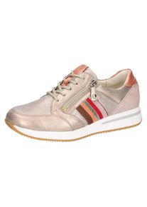 Waldläufer Waldläufer Sneakers met sleehak H-Agnes , veterschoenen, lage schoen, vrijetijdsschoen, contrastafwerkingen, breedte h dames sleehak sneakers maat 3,5