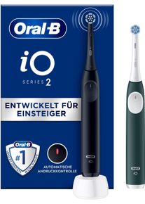 Oral-B Oral B Elektrische tandenborstel IO Series 2 voor de zachte reiniging, met 2e handstuk mondverzorging zwart