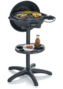 Severin Staande barbecue PG 8541 Elektrische grill met kap barbecue grills zwart