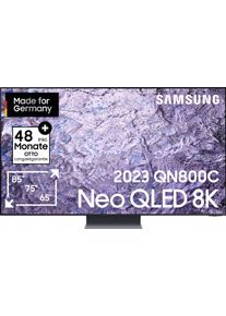 Samsung Led-TV GQ75QN800CT, 189 cm / 75", 8K, Smart TV, Neo Quantum HDR 8K Plus, Neural Quantum Processor 8K, Dolby Atmos & OTS+ led tv's zwart