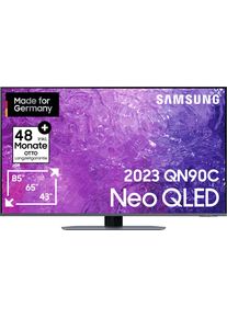 Samsung Led-TV GQ43QN90CAT, 108 cm / 43", 4K Ultra HD, Smart TV, Neo Quantum HDR, Neural Quantum Processor 4K, Gaming Hub led tv's zilver(kleur)