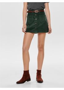 Only Minirok ONLAMAZING HW CORD SKIRT dames minirokken maat XL (42) groen