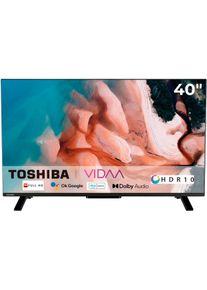 Toshiba Led-TV 40LV2E63DA, 102 cm / 40", Full HD, Smart TV led tv's zwart