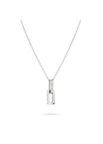 Liebeskind Berlin Ketting met hanger Sieraden roestvrijstalen ketting The Festive Mini Link Sparkle dames kettingen zilver(kleur)