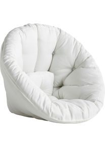 KARUP Tuinstoel Nido tuinstoelen maat Geweven stof beige