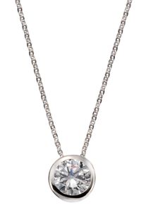 Firetti Ketting met hanger Sieraad cadeau zilver 925 halssieraad halsketting ankerketting solitair dames kettingen zilver(kleur)