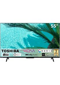 Toshiba Led-TV, 139 cm / 55", 4K Ultra HD, Smart TV led tv's zwart