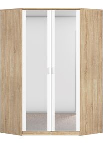 Rauch Hoekkledingkast Bremen met 8 losse planken hoekkasten beige