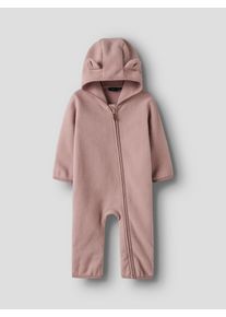 name it Fleece-jumpsuit NBNMEEKO FLEECE SUIT1 jongens jumpsuits maat 62/68 roze
