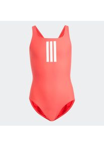 adidas Performance Badpak 3S MID SUIT GY (1 stuk) meisjes badpakken maat 164 rood