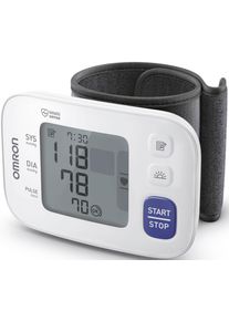 Omron Pols-bloeddrukmeter RS4 digitaal, klinisch gevalideerd, met positioneringssensor polsbloeddrukmeters wit