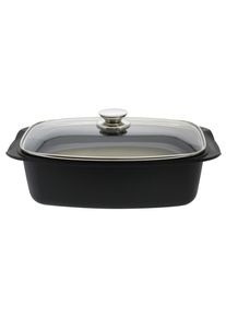ELO Basic Braadpan Universele braadpan Quatrorondo, aluminium gietijzer 32cm (1-delig) braadpannen zwart