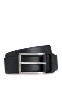 BOSS Leren riem Erman-L_Sz35 met subtiele BOSS-reliëf op de sluiting heren riemen maat 115 zwart