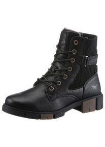 Mustang Shoes Veterlaarsjes Boots, winterlaarzen met binnenrits dames veterlaarsjes maat 37 zwart