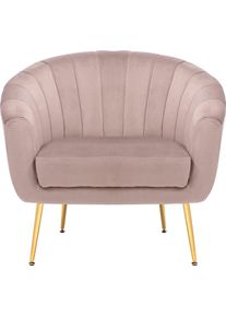 Kayoom Fauteuil Sofa Doreen 125, comfortabele fauteuil, eentonig ontwerp modern, ruimtebesparend, onderhoudsvriendelijk, fluwelen bekleding van stof