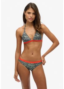 Superdry Triangel-bikinitop PRINT TRIANGLE BIKINI TOP dames triangelbikini's maat L groen