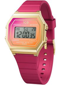Ice Watch ice-watch Chronograaf ICE digit retro sunset - Small Quartzhorloge, polshorloge, dameshorloge, digitaal, siliconen armband, stopwatchfunctie dames