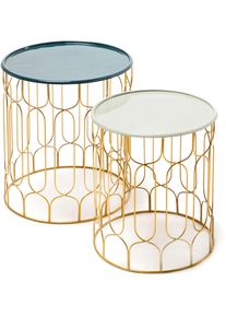 Kayoom Bijzettafel set Timba, stijlvolle uitstraling, verschillende grote tafels (set, 2 stuks) bijzettafels multicolor