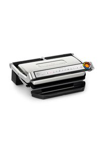 Tefal Contactgrill OptiGrill + XL, vernieuwde kookniveau-indicator, 9 automatische programma's contact grills zilver(kleur)