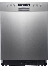 Hanseatic Onderbouwvaatwasser HGU6082C13J7709DI, 81,5 cm x 59,8 cm inbouw vaatwassers zilver(kleur)