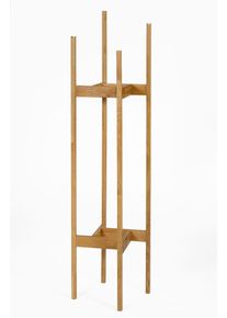 Andas Kapstok in scandinavisch design, van vingerlas massief eiken, fsc kapstokken beige