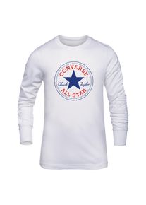 Converse Shirt met lange mouwen CNVB CHUCK PATCH LS TEE (1-delig) jongens shirts met lange mouwen maat 146/152 (158) wit