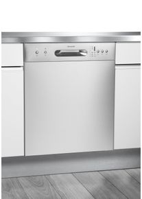 Hanseatic Onderbouwvaatwasser HGU6082E127735BI, 81,5 cm x 59,8 cm inbouw vaatwassers zilver(kleur)