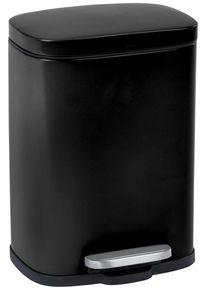Wenko Tissue-emmer Leno 5 liter, bxdxh: 21,5x29,5x19 cm pedaalemmers zwart