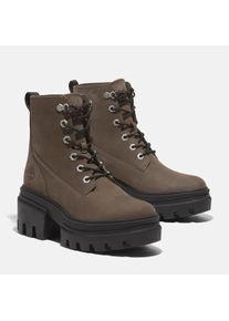 Timberland Veterlaarsjes EVERLEIGH MID LACE UP BOOT Winterschoenen, winterlaarzen, veterschoenen, winterlaarzen dames veterlaarsjes maat 41,5 bruin