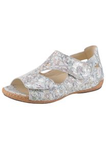 Waldläufer Waldläufer Sandalen HELIETT zomerschoen, sandaal, sleehak, met randstiksel, h-breedte dames sandaaltjes maat 4,5 (37,5) wit