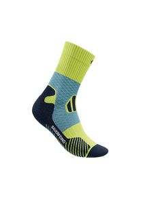 Bauerfeind Compressiekousen Trail Run Mid Cut Socks, Women dames sokken maat 42-45 geel