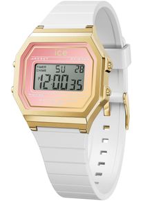 Ice Watch ice-watch Chronograaf ICE digit retro sunset - Small Quartzhorloge, polshorloge, dameshorloge, digitaal, siliconen armband, stopwatchfunctie dames